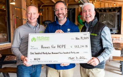 McGuinn Hybrid Homes celebrated their first Homes for HOPE Project